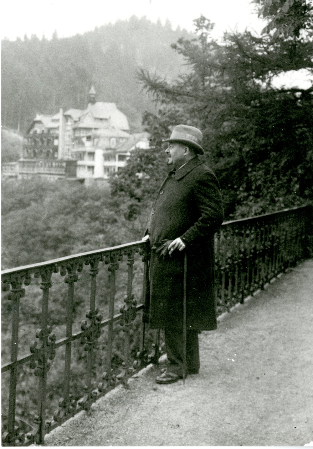 Friedrich Ebert im Sommerurlaub in Schwarzburg, 1919