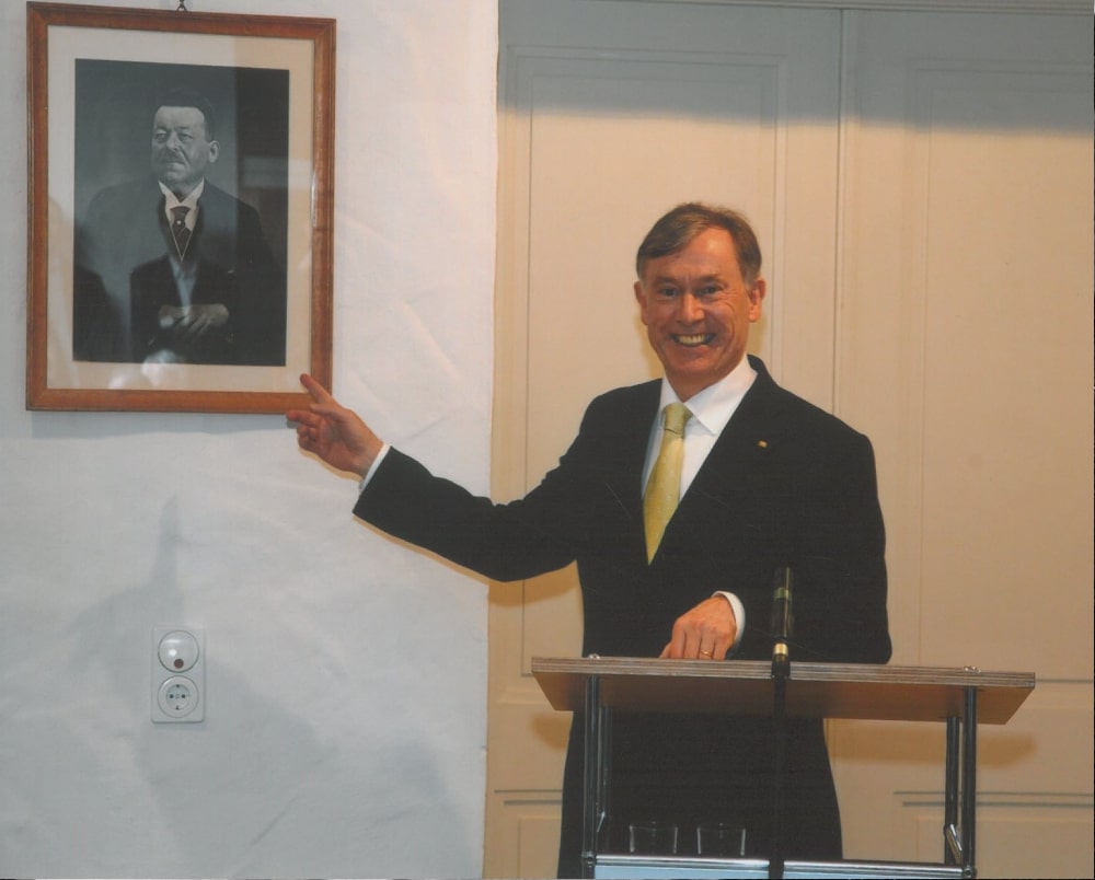 Bundespräsident Horst Köhler beim Besuch im Friedrich-Ebert-Haus, 2007