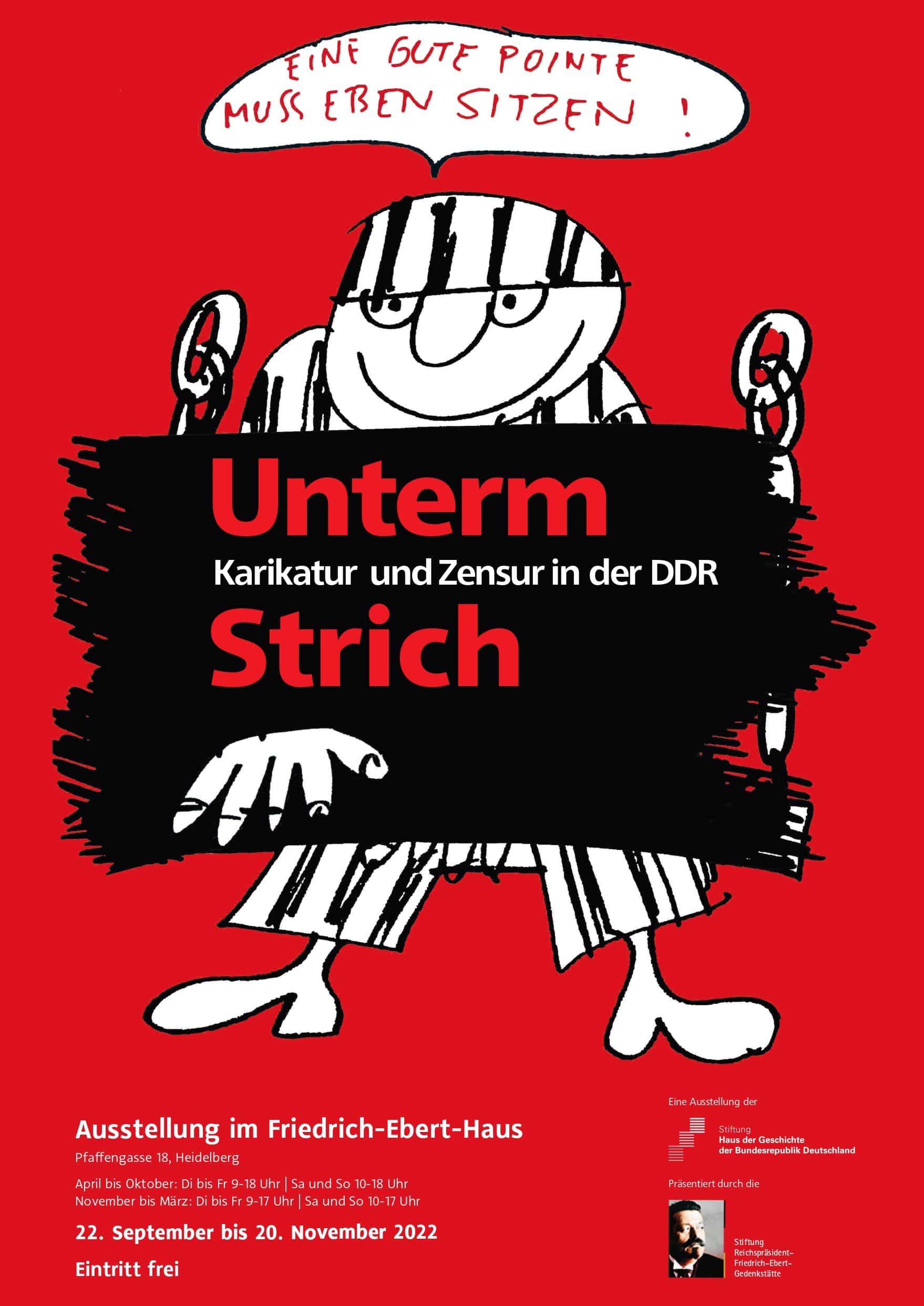 Vorschau: Unterm Strich. Karikatur und Zensur in der DDR