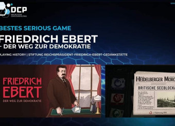 Das digitale Ebert-Spiel erhält Deutschen Computerspielpreis