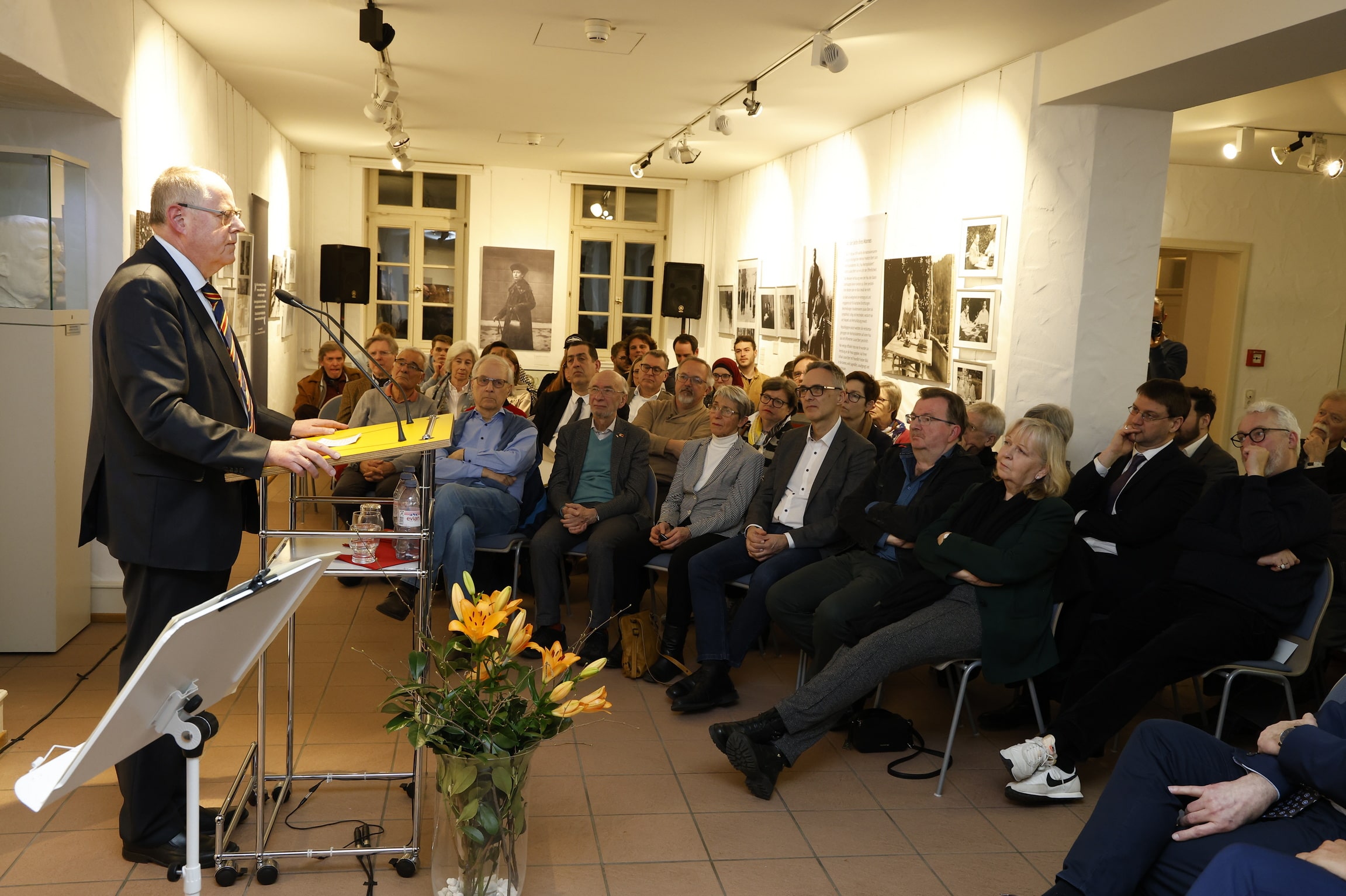 Peer Steinbrück beim 15. Friedrich-Ebert-Gedächtnis-Vortrag vor vollem Haus