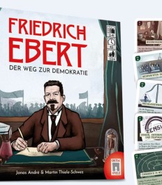 Jetzt als analoges Kartenspiel: „Friedrich Ebert. Der Weg zur Demokratie“