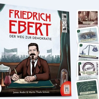 Jetzt als analoges Kartenspiel: „Friedrich Ebert. Der Weg zur Demokratie“