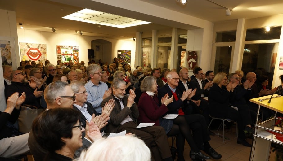 Heidelberg. Neujahrsempfang 2025 im Eberthaus. Mit Gastrednerin Anke Rehlinger, Guenter Schmitteckert und Diana Busch. 16.01.2025 - Helmut Pfeifer.