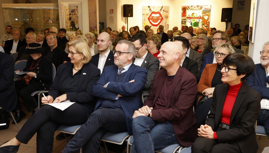 Heidelberg. Neujahrsempfang 2025 im Eberthaus. Mit Gastrednerin Anke Rehlinger, Guenter Schmitteckert und Diana Busch. 16.01.2025 - Helmut Pfeifer.