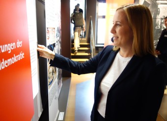 Rückblick: Landtagspräsidentin Astrid Wallmann besucht das Friedrich-Ebert-Haus