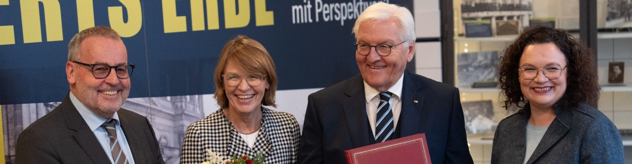 Bundespräsident Frank-Walter Steinmeier besucht die Friedrich-Ebert-Gedenkstätte
