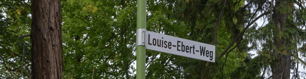 Rückblick: Einweihung des Louise-Ebert-Weges