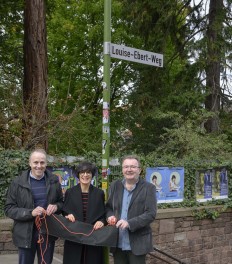 Rückblick: Einweihung des Louise-Ebert-Weges