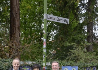 Rückblick: Einweihung des Louise-Ebert-Weges
