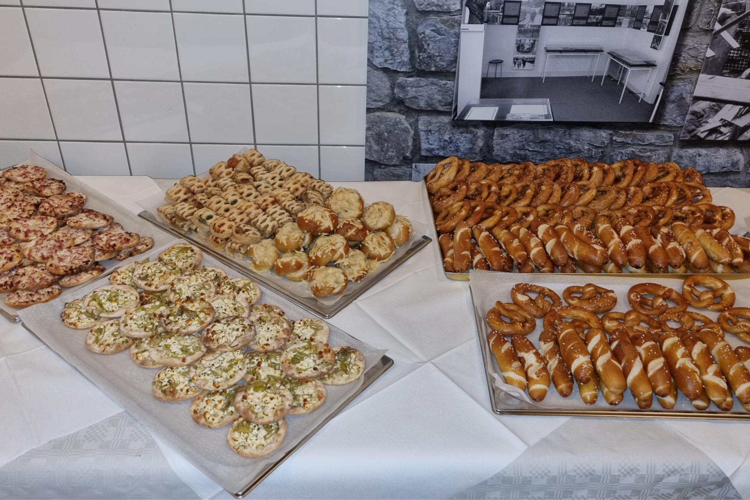 Das Catering wurde vom Café Burkardt übernommen.