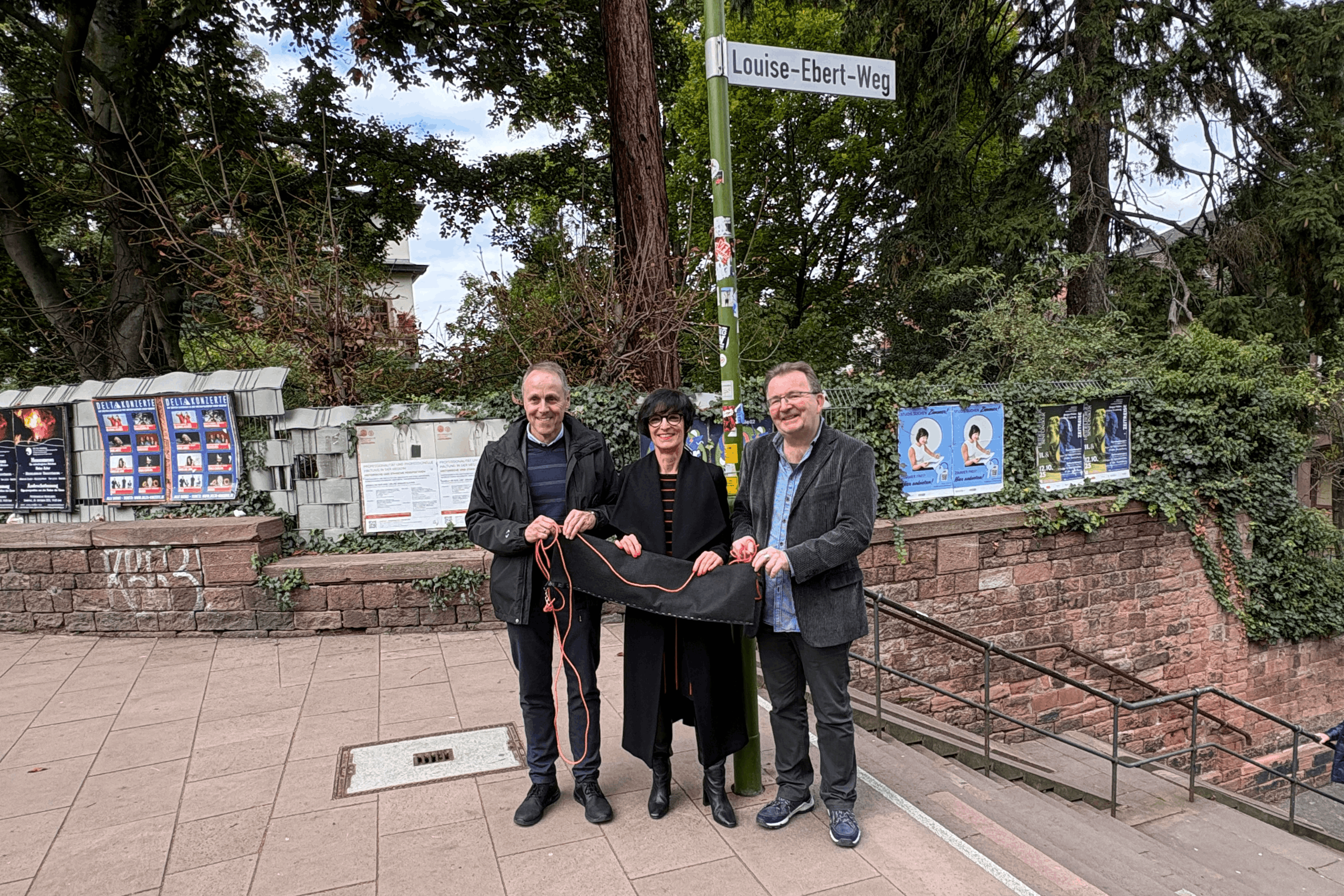 Einweihung des Louise-Ebert-Weges