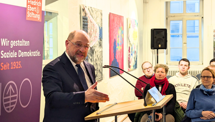 100 Jahre Friedrich-Ebert-Stiftung  mit Martin Schulz