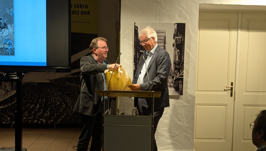 Vortrag des Beiratsvorsitzenden Prof. Dr. Christoph Cornelißen