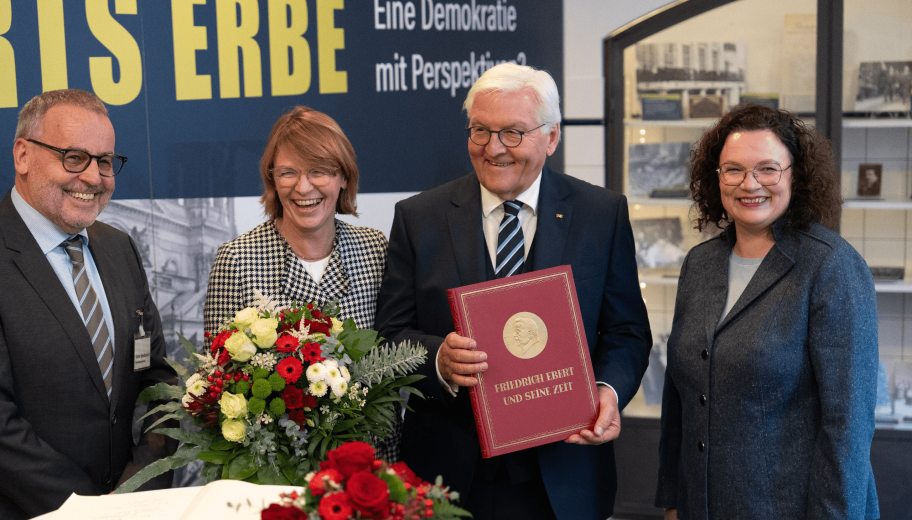 Besuch von Bundespräsident 
Frank-Walter Steinmeier 