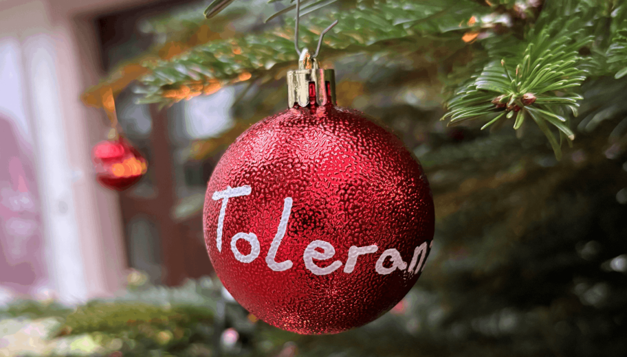 Besucher schmückten unseren Weihnachtsbaum im Innenhof