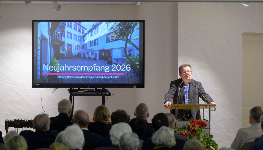 Prof. Dr. Bernd Braun bedankte sich bei den Gästen für ihr Kommen.