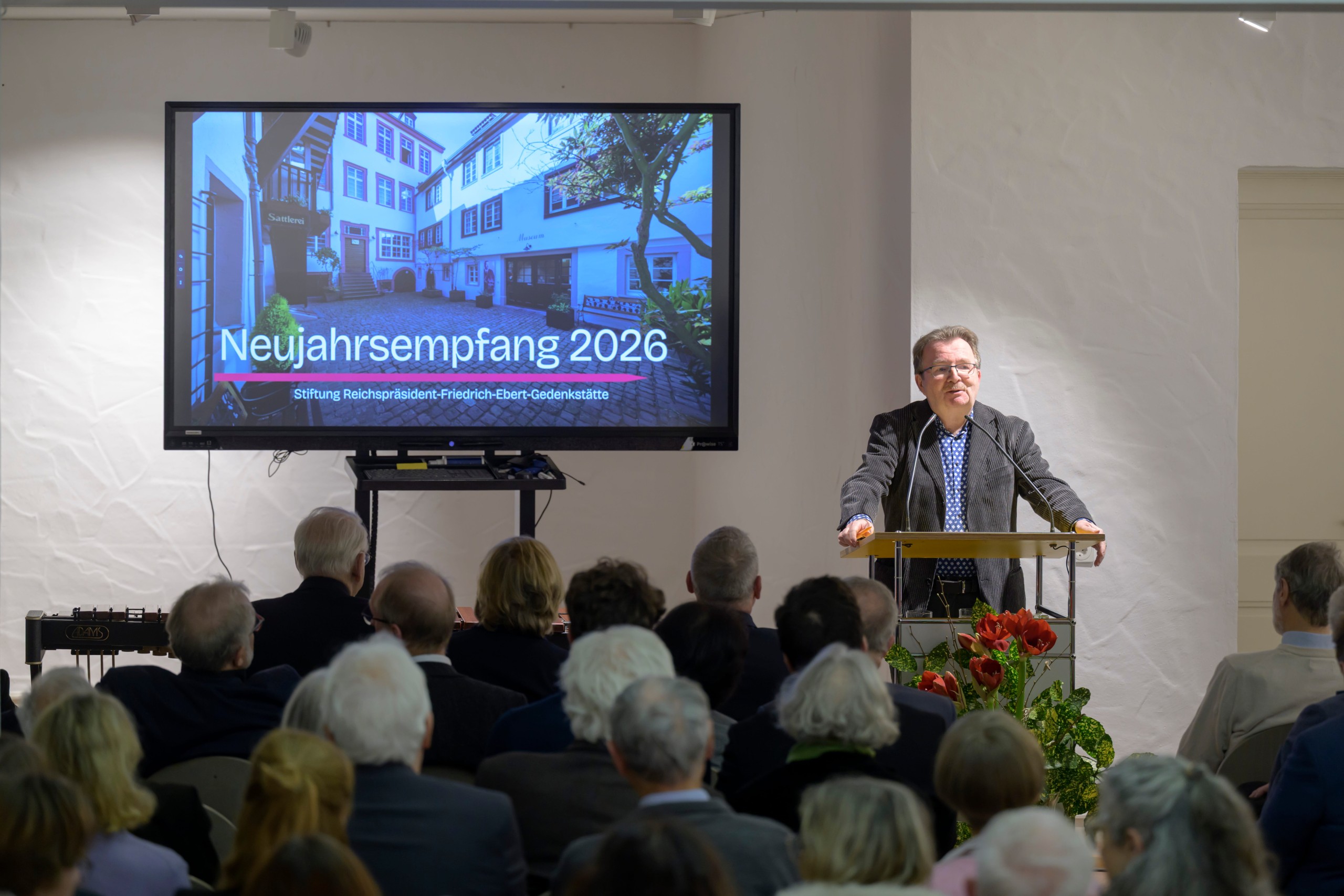 Prof. Dr. Bernd Braun bedankte sich bei den Gästen für ihr Kommen.