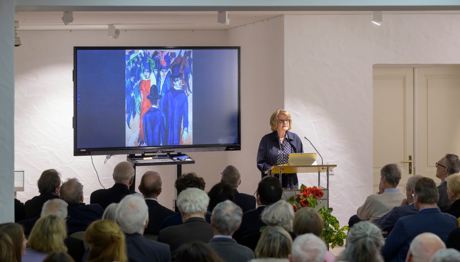 Dr. Christina Stresemann während ihres Vortrags.