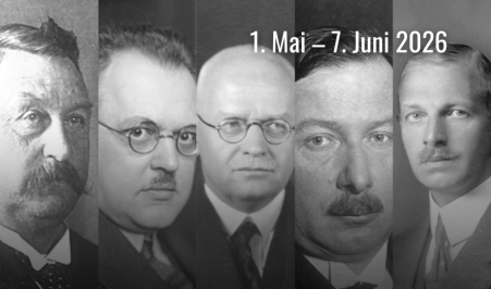 Die Reichskanzler der Weimarer Republik – Fünf Lebensläufe in Bildern