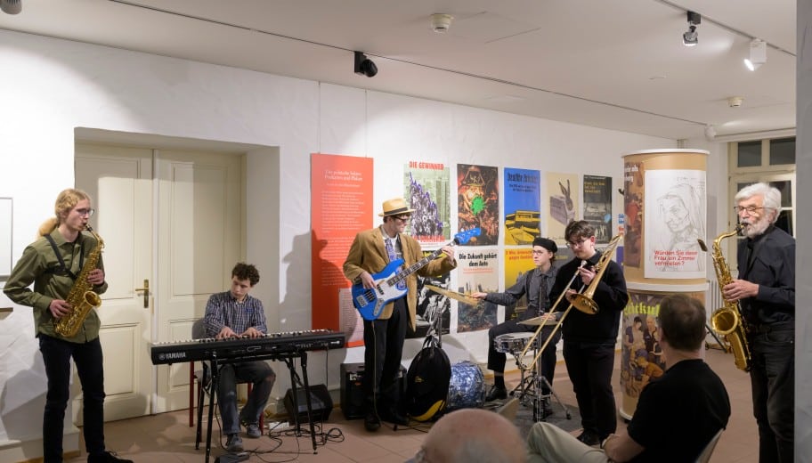 Die Jazz Combo der Musik- und Singschule Heidelberg umrahmte den Abend musikalisch.