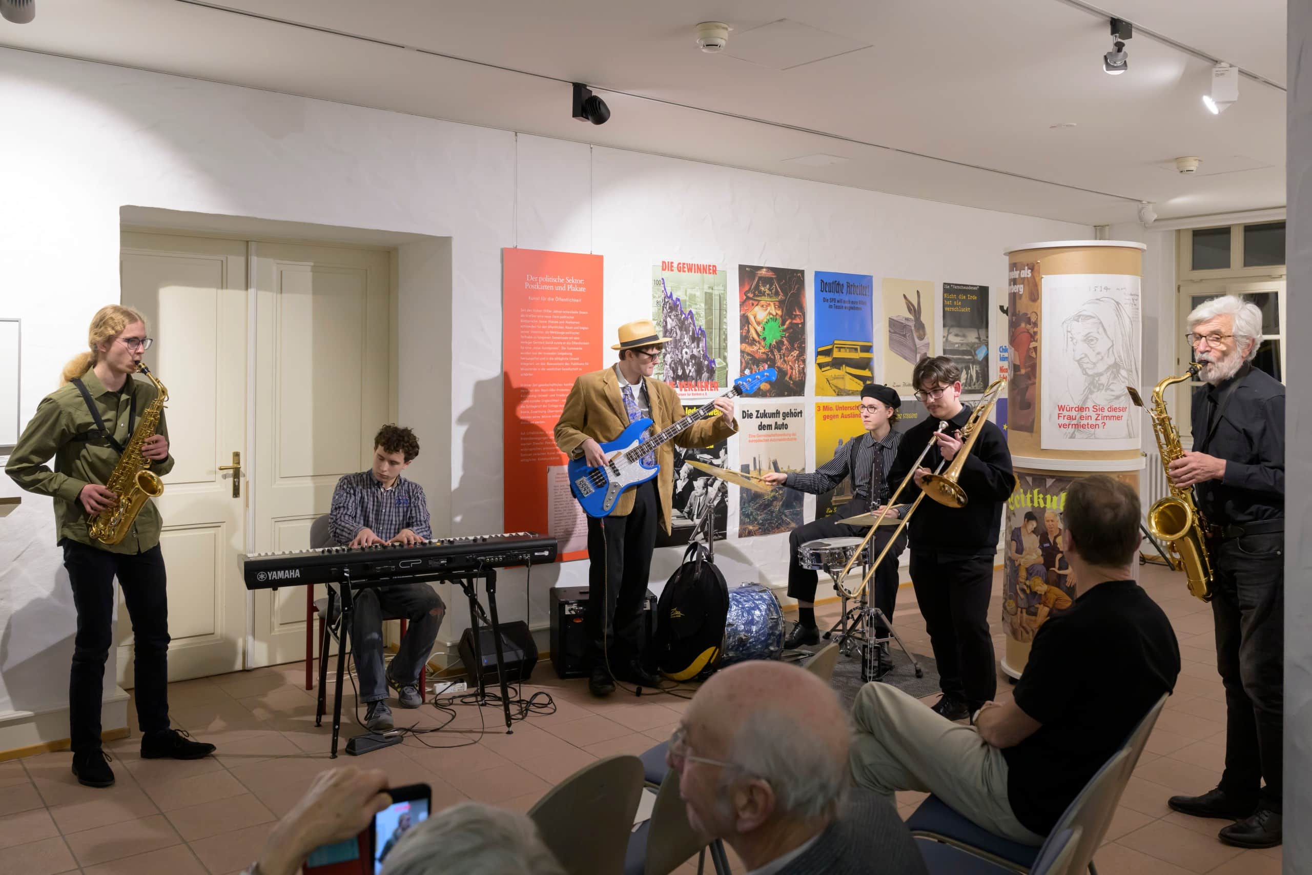 Die Jazz Combo der Musik- und Singschule Heidelberg umrahmte den Abend musikalisch.