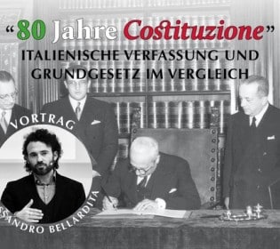 Vortrag von Dr. Alessandro Bellardita: „80 Jahre Costituzione. Italienische Verfassung und Grundgesetz im Vergleich“