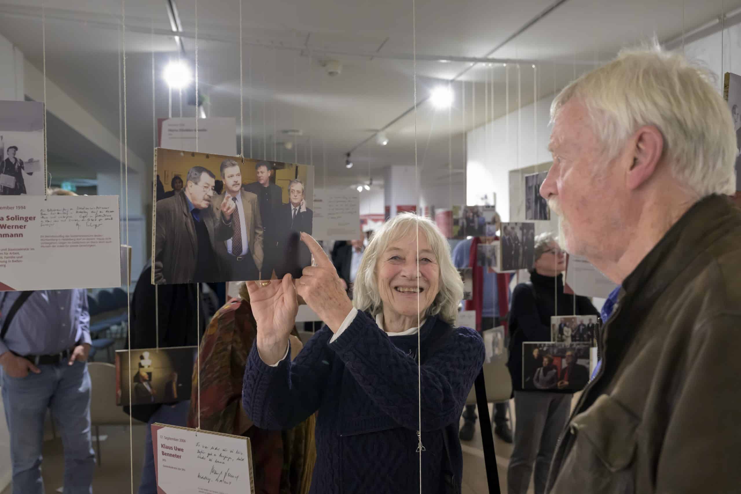 Auch die ehemalige Oberbürgermeisterin der Stadt Heidelberg, Beate Weber-Schuerholz, war im Ebert-Haus zu Gast.