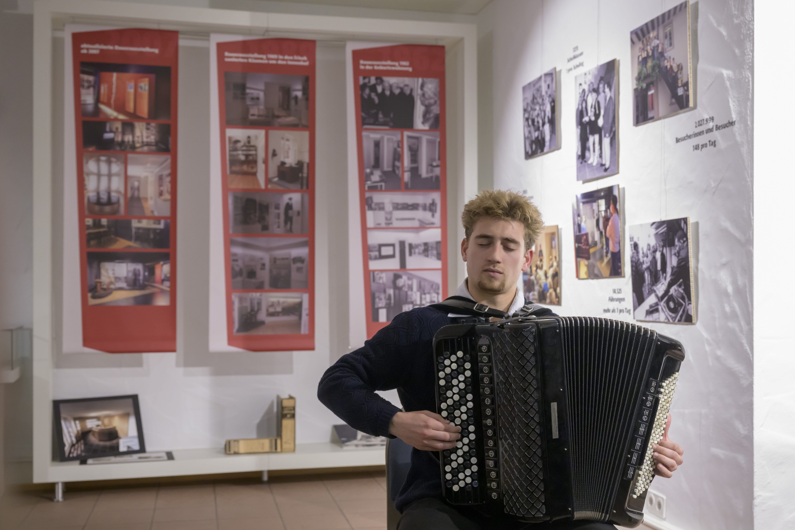 Donadeus Kulms und Rumo Jahns sorgten mit ihren Akkordeons für die musikalische Unterhaltung.