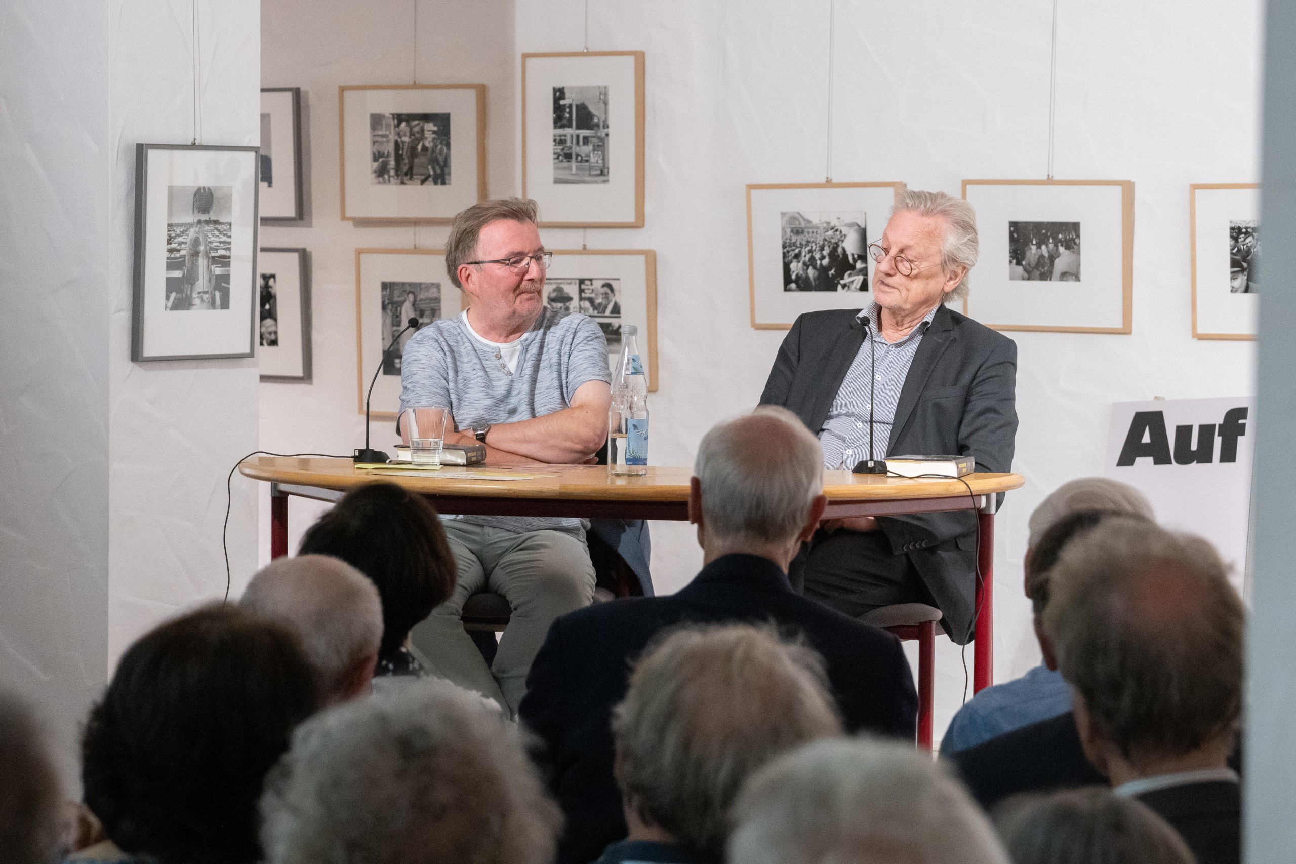 Peter Brandt im Gespräch mit Bernd Braun.