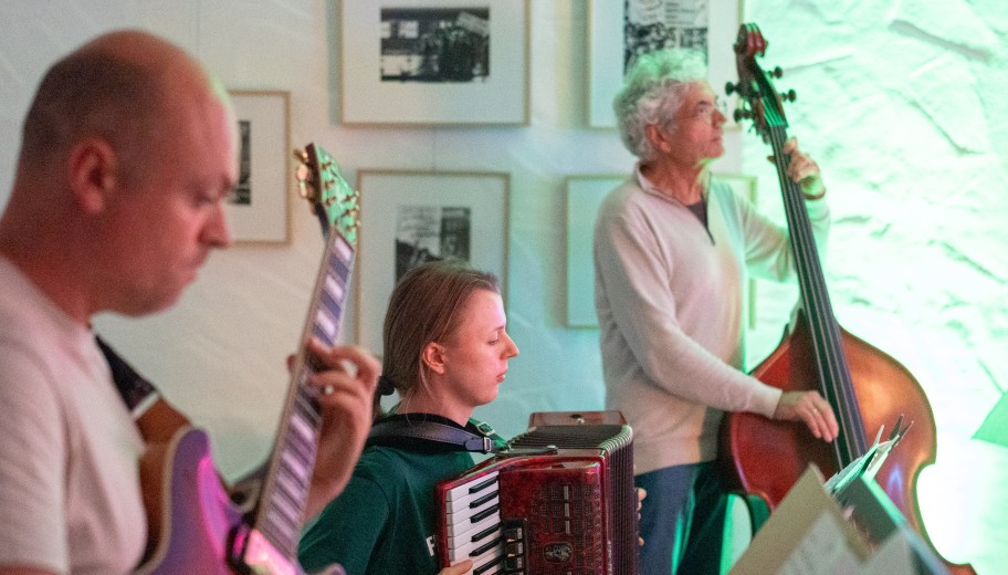 Auch das Jazzberg-Trio sorgte mit einem Auftritt für musikalische Unterhaltung.